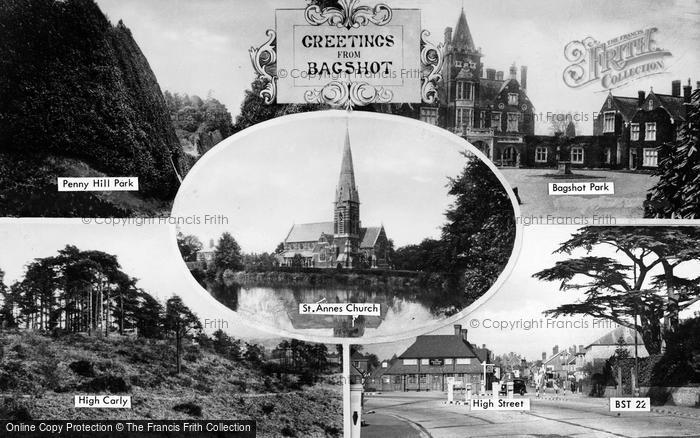 Photo of Bagshot, Composite c.1950
