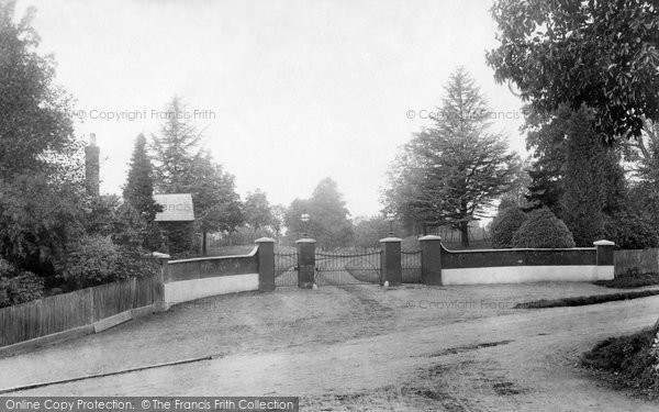 Photo of Bagshot, Entrance To Duke Of Connaught Park 1906