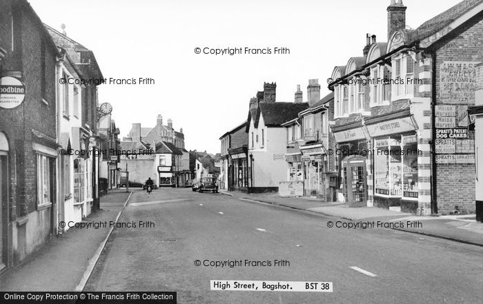 Photo of Bagshot, High Street c.1960