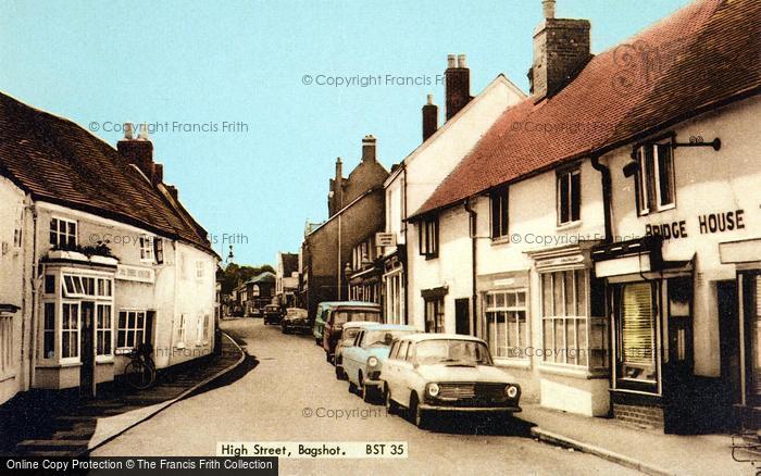 Photo of Bagshot, High Street c.1961