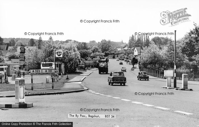 Photo of Bagshot, The By Pass c.1960