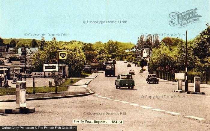 Photo of Bagshot, The By Pass c.1960