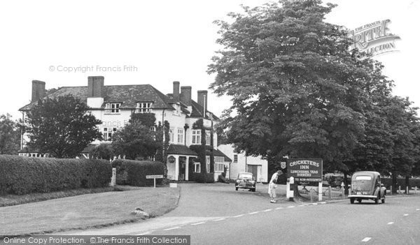 Photo of Bagshot, the Cricketers c1955