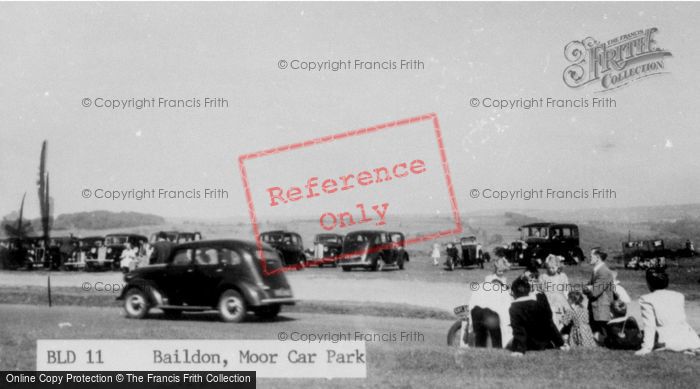Photo of Baildon, Moor Car Park c.1955