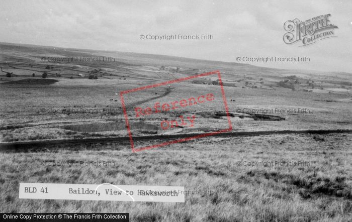 Photo of Baildon, The View Towards Hawksworth c.1960