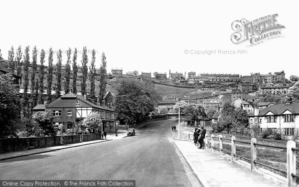 Photo of Baildon, view from Baildon Road c1955