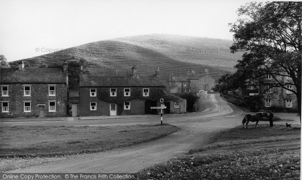 Photo of Bainbridge, Cross Roads From The School c.1960