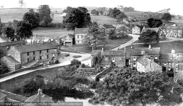 Photo of Bainbridge, The Village From Roman Fort c.1960