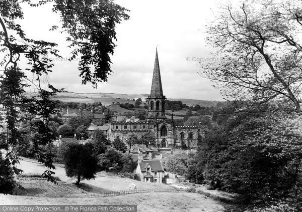 Photo of Bakewell, All Saints Church c.1955