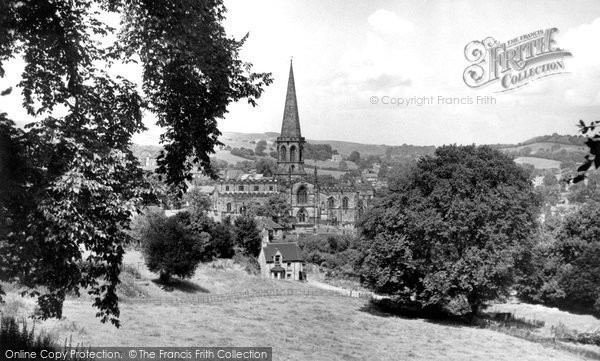 Photo of Bakewell, All Saints Church c.1955