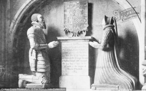 Photo of Bakewell, All Saints Church, Dorothy Vernon's Tomb Detail 1890