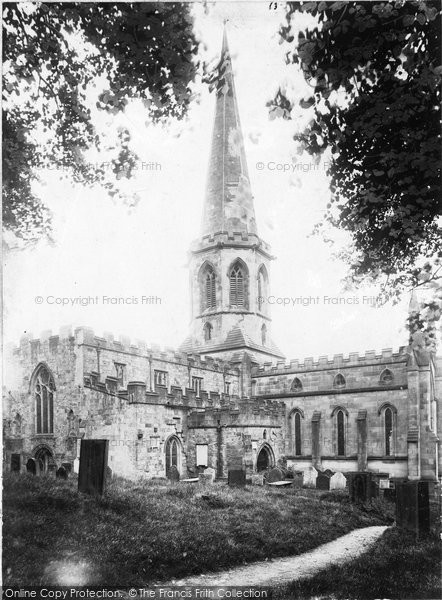 Photo of Bakewell, All Saints Church, South West 1890