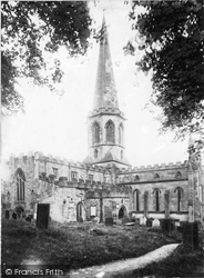 All Saints Church, South West 1890, Bakewell