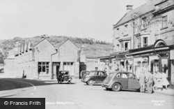 Bridge Street And The Library c.1955, Bakewell