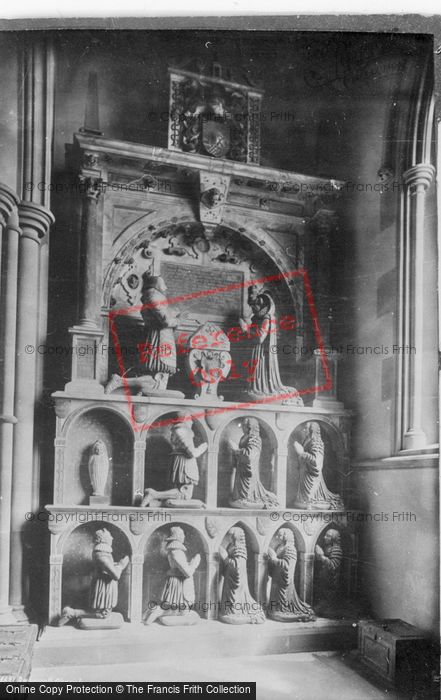 Photo of Bakewell, Church Interior, Tomb 1890