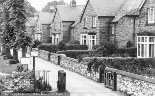 Photo of Bakewell, Houses By The River Wye c.1955