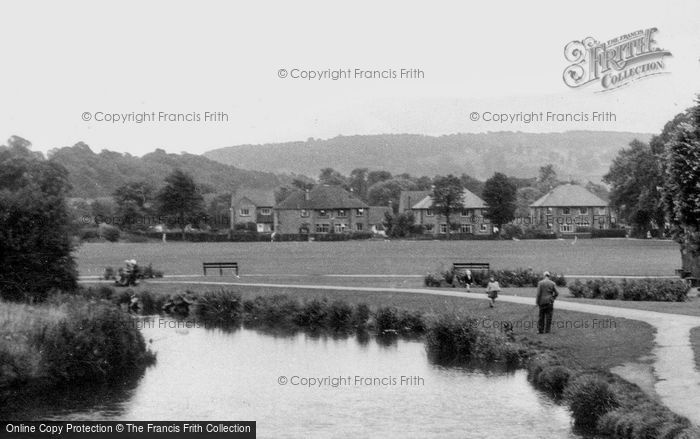Photo of Bakewell, River Wye c.1955