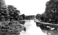 Riverside Walk And River Wye c.1955, Bakewell