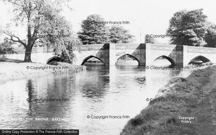 Photo of Bakewell, The Bridge c.1955