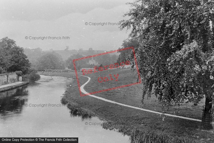 Photo of Bakewell, View From Bridge 1914