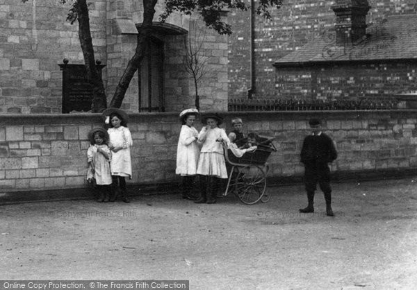 Photo of Balderton, Children At The Chapel 1909