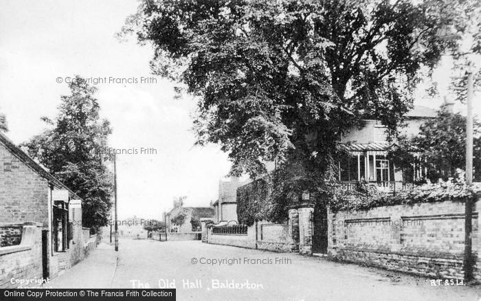 Photo of Balderton, The Old Hall c.1942