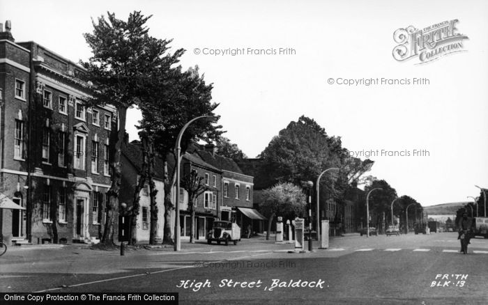 Photo of Baldock, High Street c.1955