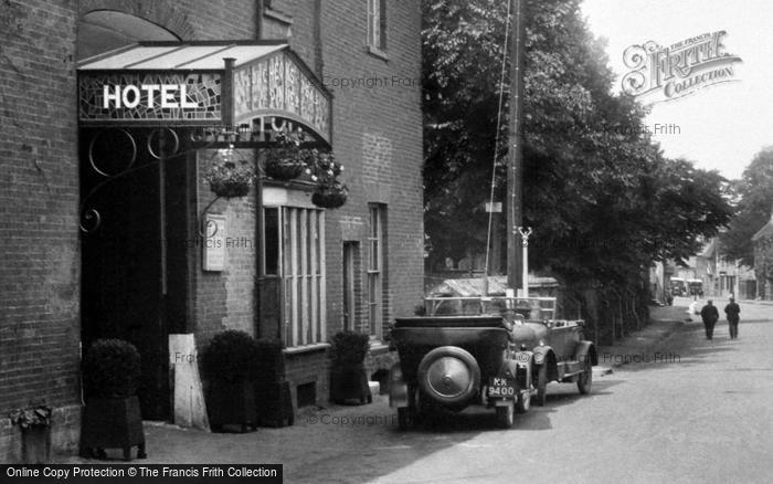 Photo of Baldock, Hotel, Church Street 1925