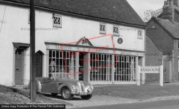 Photo of Baldock, Randolph Antiques, High Street c.1955