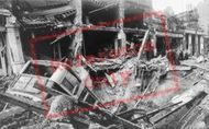 Bus In Bomb Crater 1940, Balham