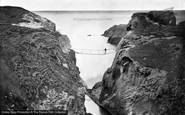 Photo of Ballintoy, Carrick A Rede, The Rope Bridge 1900