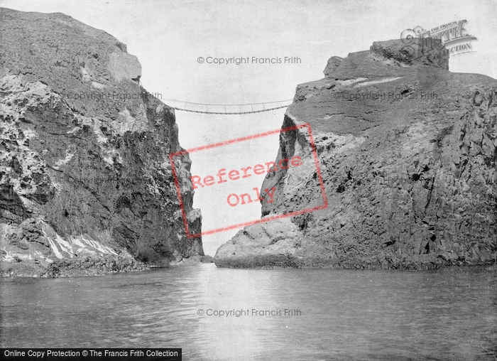 Photo of Ballintoy, Carrick A Rede, The Rope Bridge c.1890