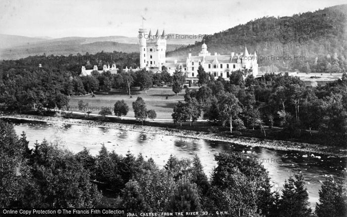 Photo of Balmoral Castle, From The River c.1880