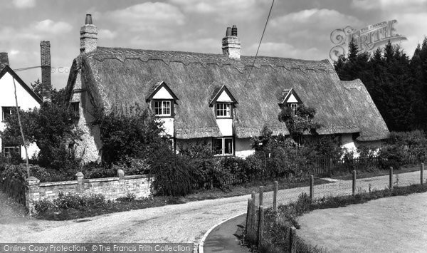 Photo of Balsham, Thatched Cottage 1959