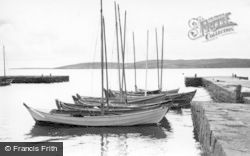 Boats In The Harbour c.1960, Baltasound