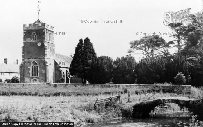 Photo of Baltonsborough, St Dunstan's Church And The River c.1950