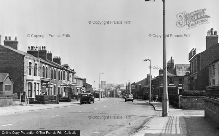 Photo of Bamber Bridge, Station Road c.1955