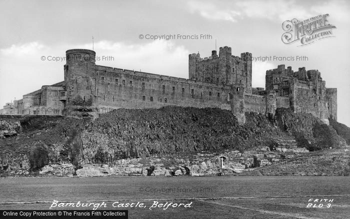 Photo of Bamburgh, Castle c.1955