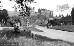 Castle From The Green c.1955, Bamburgh