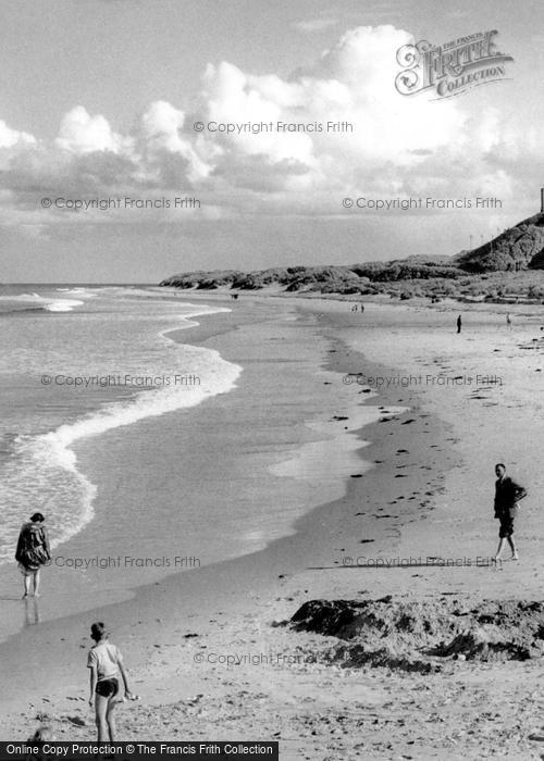 Photo of Bamburgh, Paddling On The Shore 1954