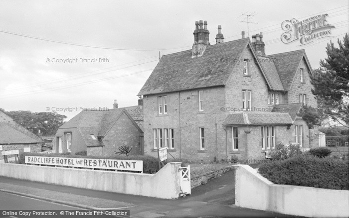 Photo of Bamburgh, Radcliffe Hotel 1962