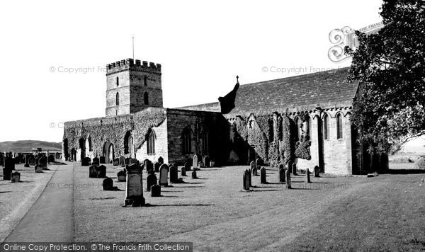 Photo of Bamburgh, St Aidan's Church 1954
