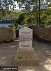 Memorial By Howden Dam c.2005, Bamford