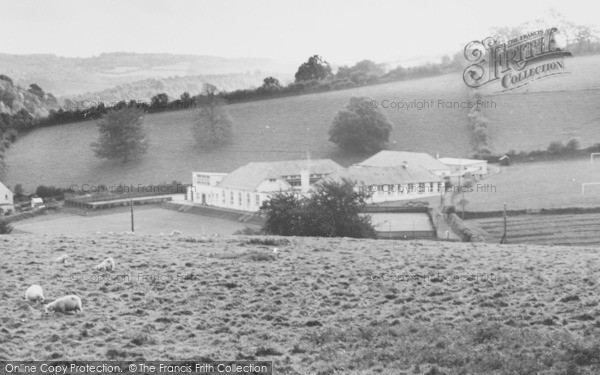 Photo of Bampton, General View And Secondary Modern School c.1960