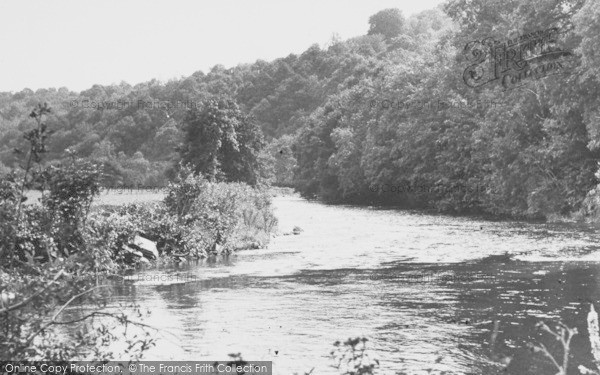 Photo of Bampton, River Exe c.1955