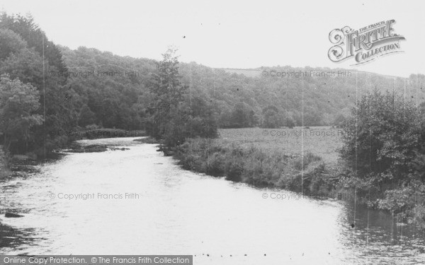 Photo of Bampton, River Exe Near Exeter Inn c.1955