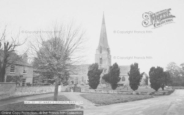 Photo of Bampton, St Mary's Church c.1965