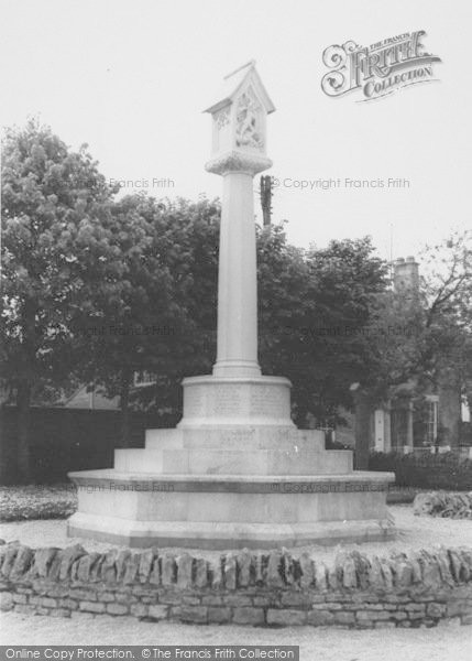 Photo of Bampton, The Memorial c.1965
