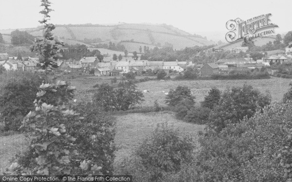 Photo of Bampton, View From Tiverton Road c.1955