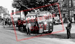 Buses In Bridge Street c.1955, Banbury